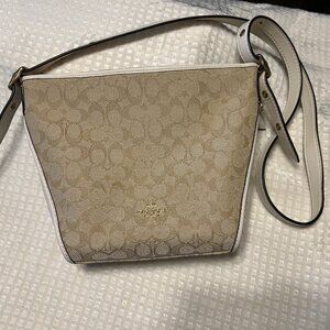 Coach Beige Crossbody Bag